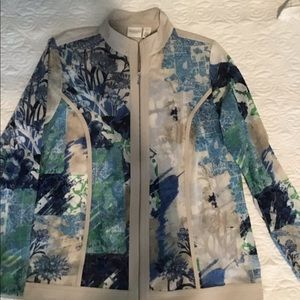 Chicos Lightweight Mesh Jacket